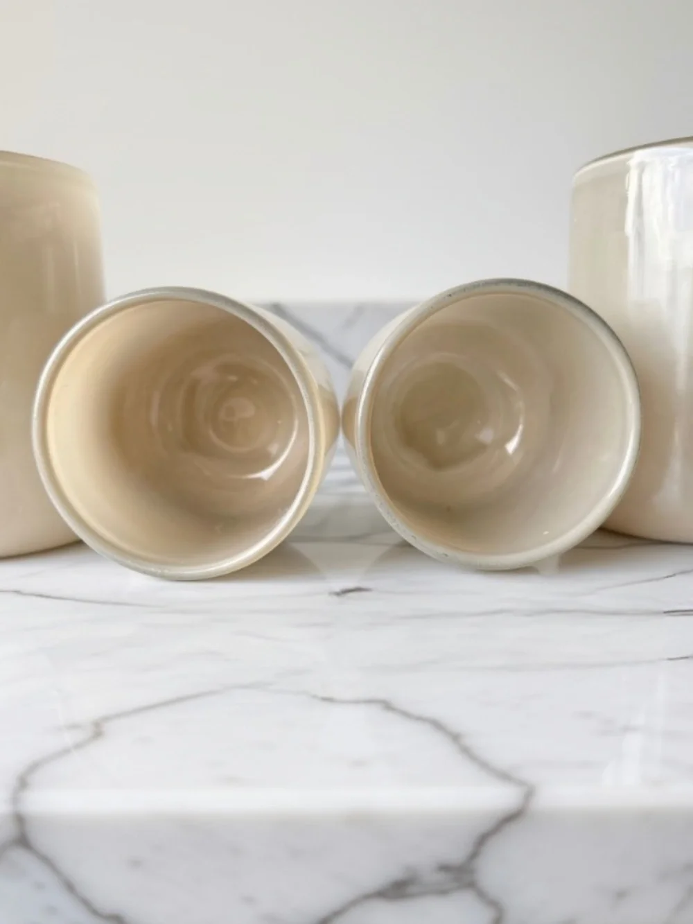 Set/5 Glass Candle Holders